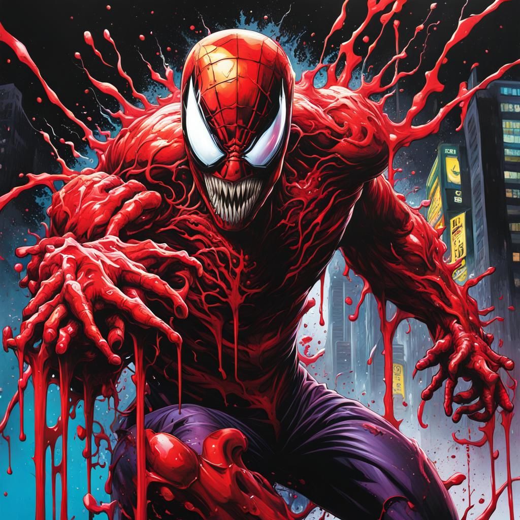 Carnage Graffiti Art: Marvel Comics Masterpiece
