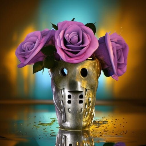 Jason Voorhees vase