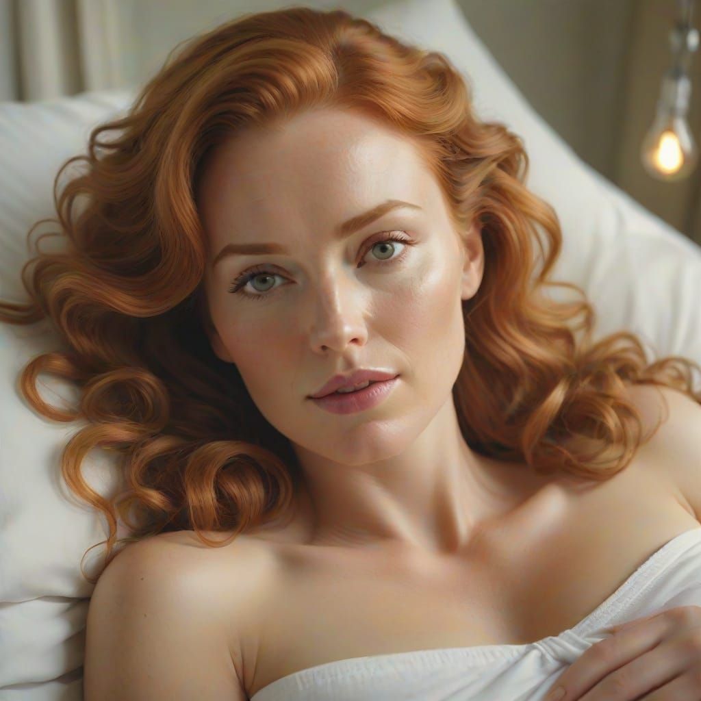 Serene Birth in a Golden Glow: Oil Painting