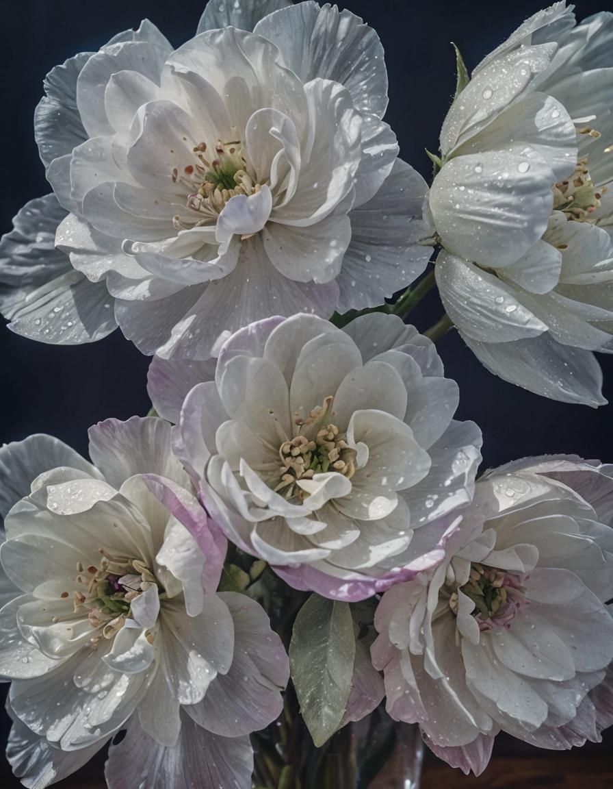 Colorful Bouquet in HDR Botanical Photography