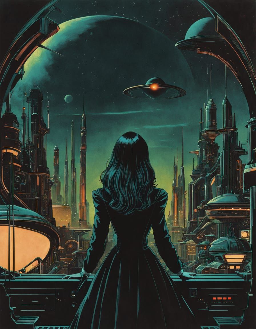 dark sci-fi, science fiction, dark futurism