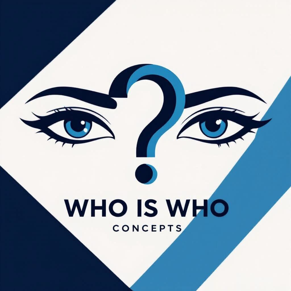Minimalist Logo for Who Is Who Concepts