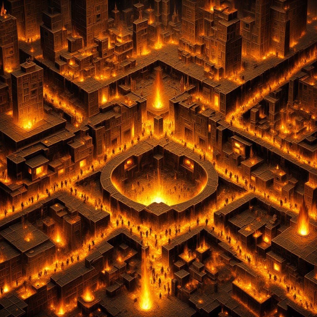 Incendiary<lora:Non-Euclidian:1.0>