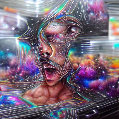 Cosmic Holographic Illustration of Insanity