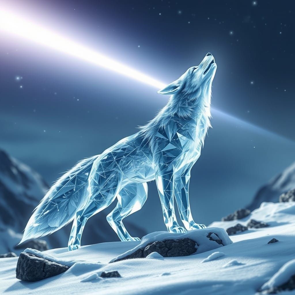 Icy Fox Howls, Merging with Frozen Terrain