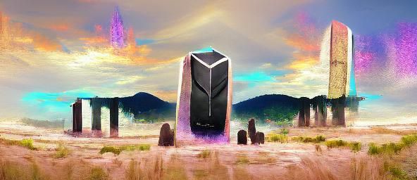 Monolith in Landscape