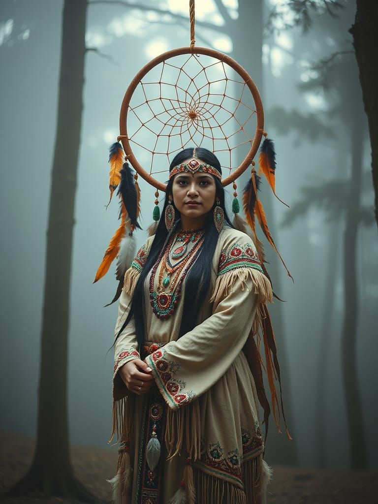 Cherokee Princess in Enchanted Forest