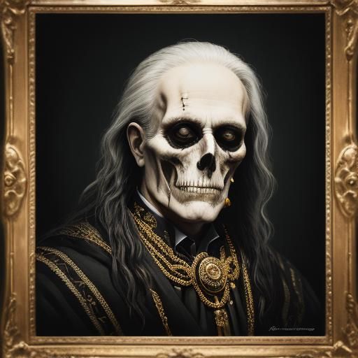 Ghostly Figure Escaping Coffin in Horse-Drawn Hearse