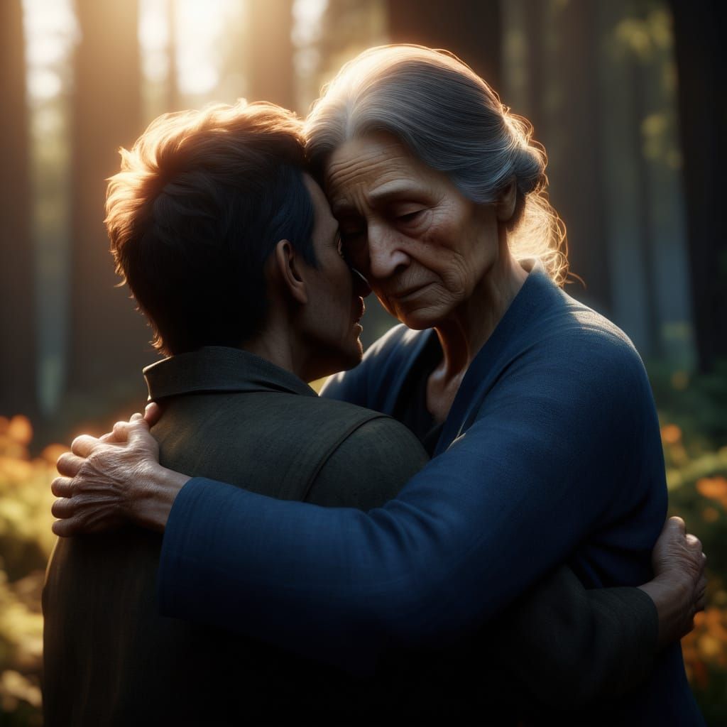 Motherly Love in a Golden Hour, Cinematic Realism