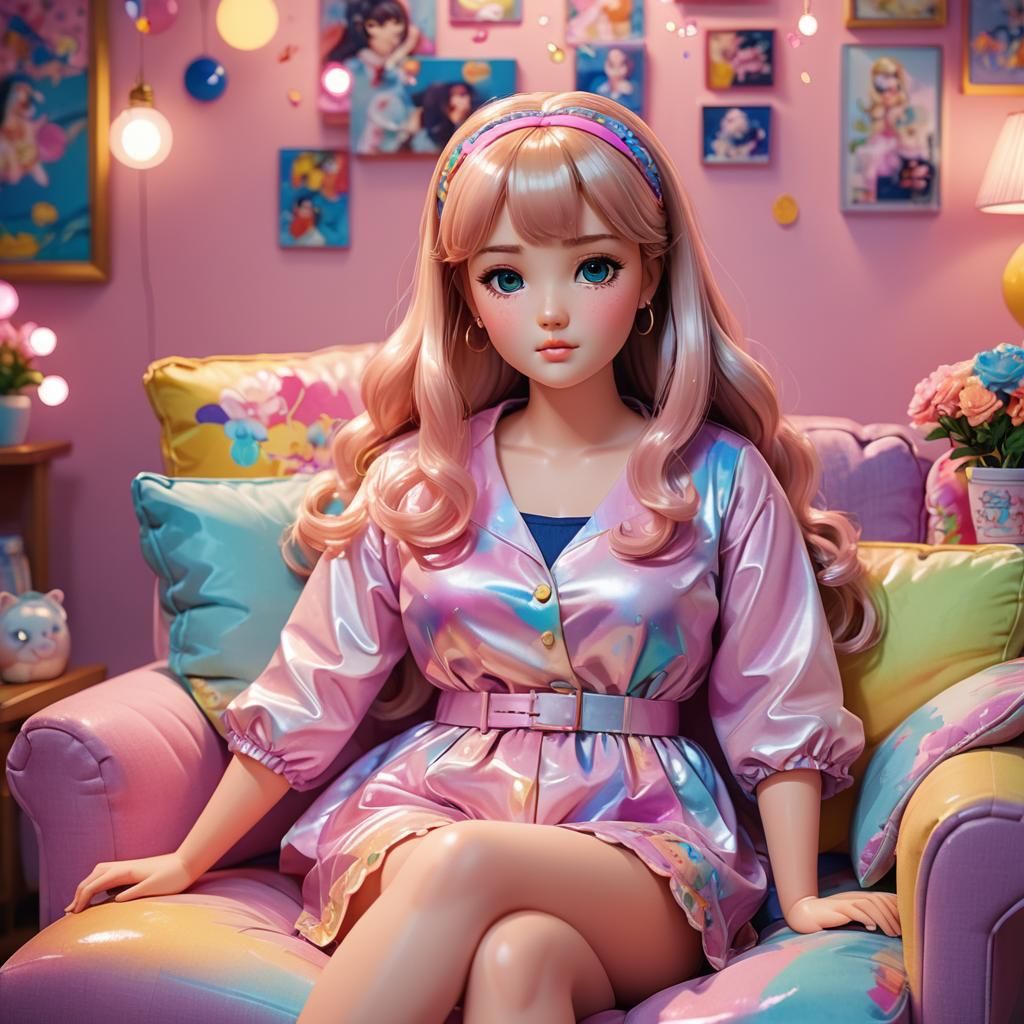 Moe Anime Style Plus-Size Barbie Doll