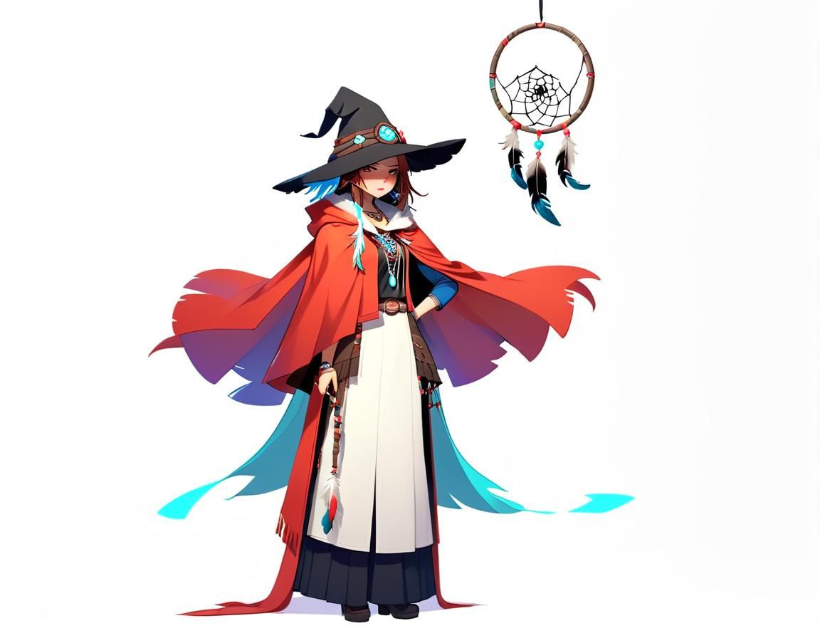 Mismatched Outfit with Dreamcatcher Necklace