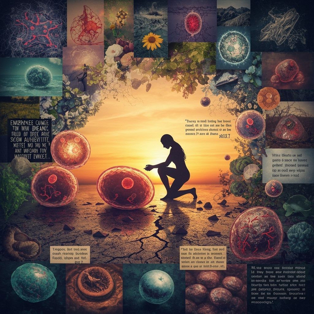 Cell-Woman: A Bio Art Digital Collage in 8K