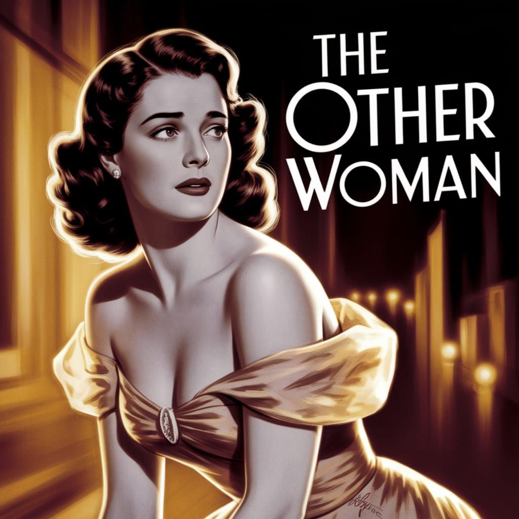 Vintage 1930s Movie Poster of a Heartbroken Woman