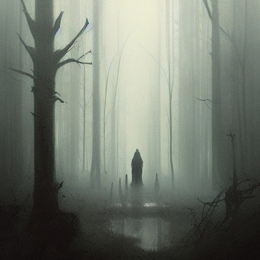 Sinister Dark Fantasy Landscape