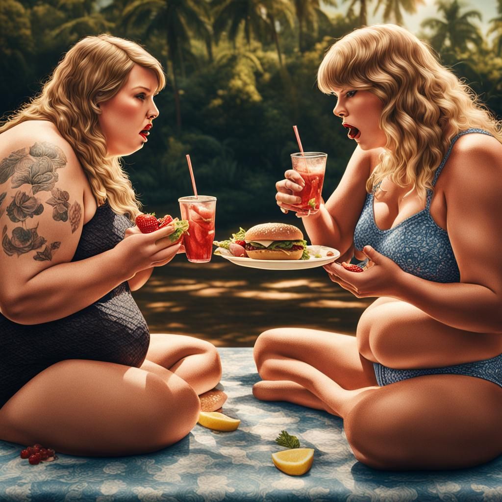Hyperrealistic Image of Two Women: Detailed and Cinematic