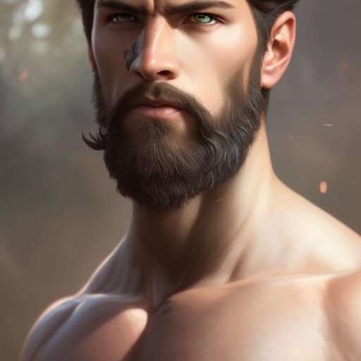 Fantasy Knight Portrait in Dynamic Lighting