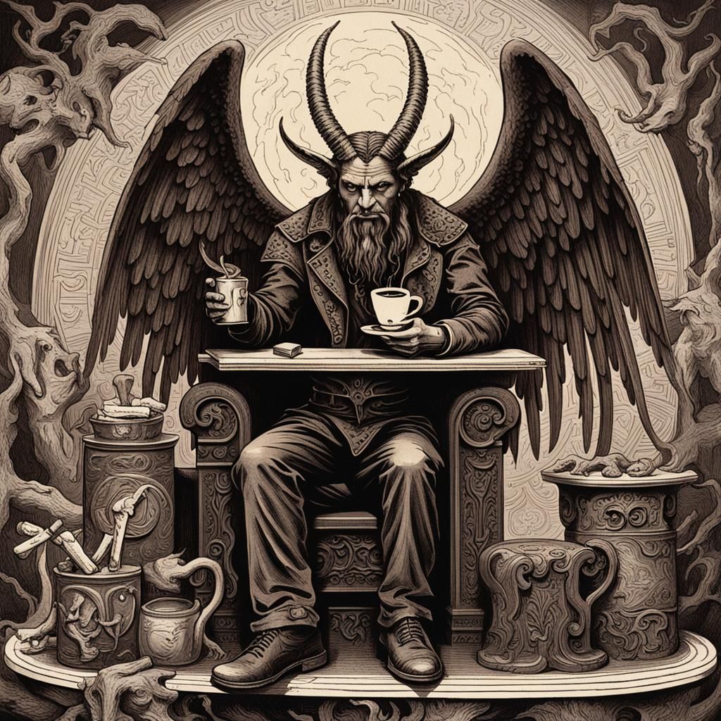 Coffee n baphomet