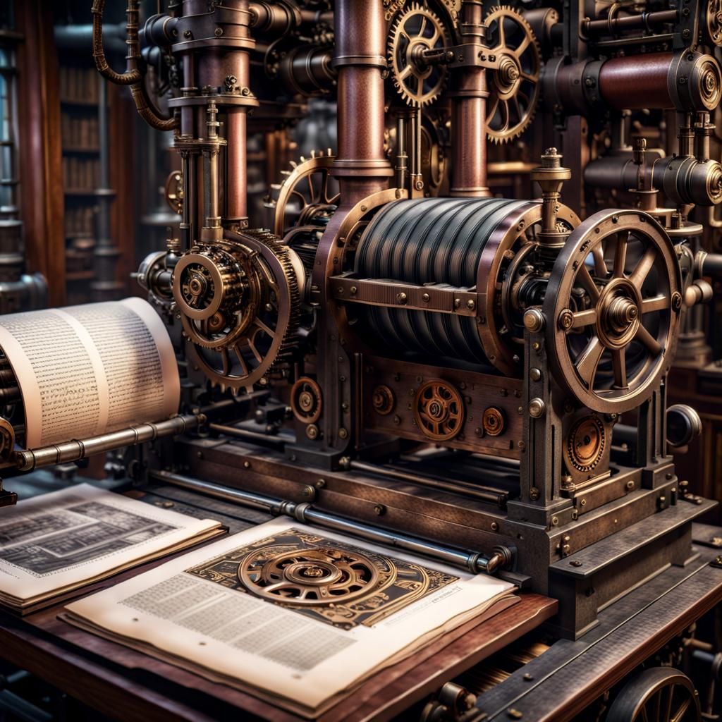 Steampunk Print Shop