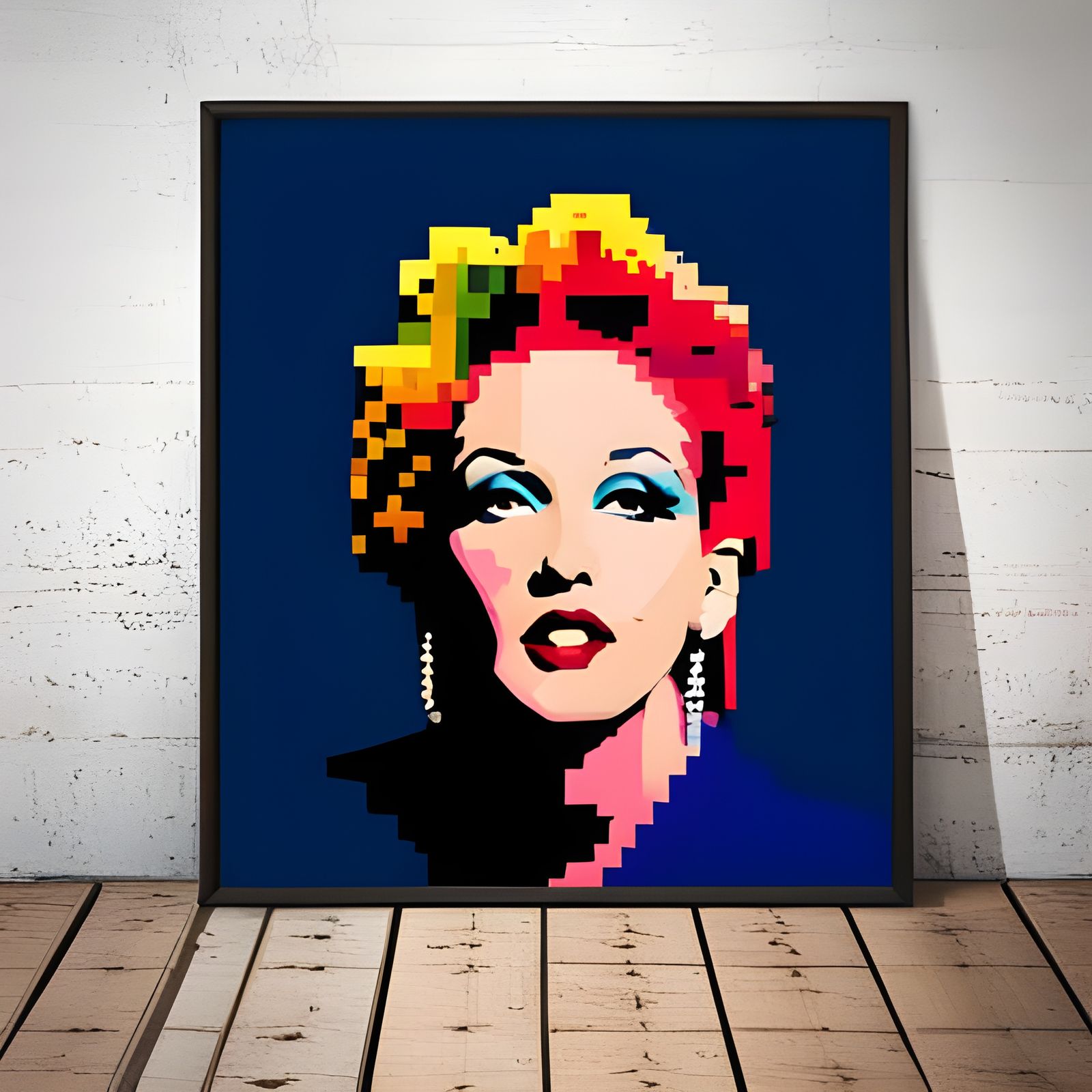 Cyndi Lauper, pixel art