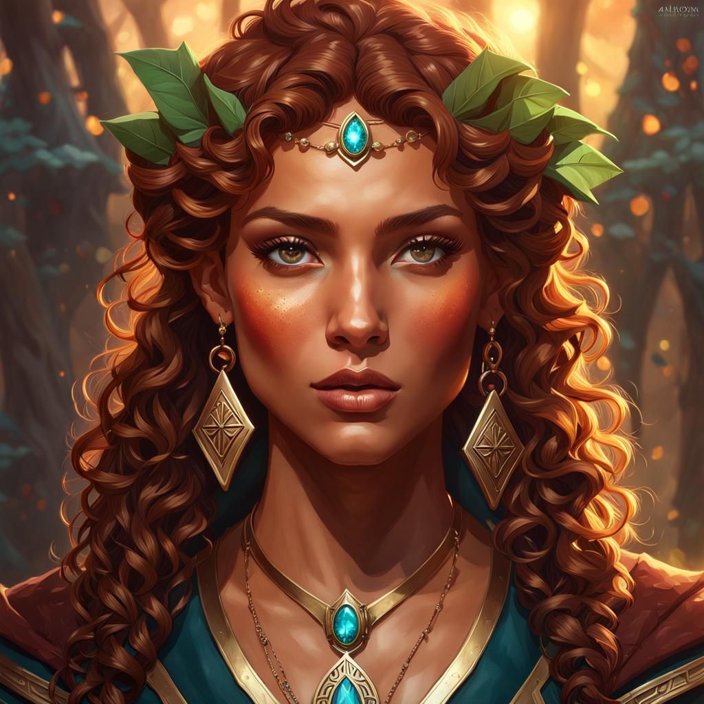 female half elf sorcerer