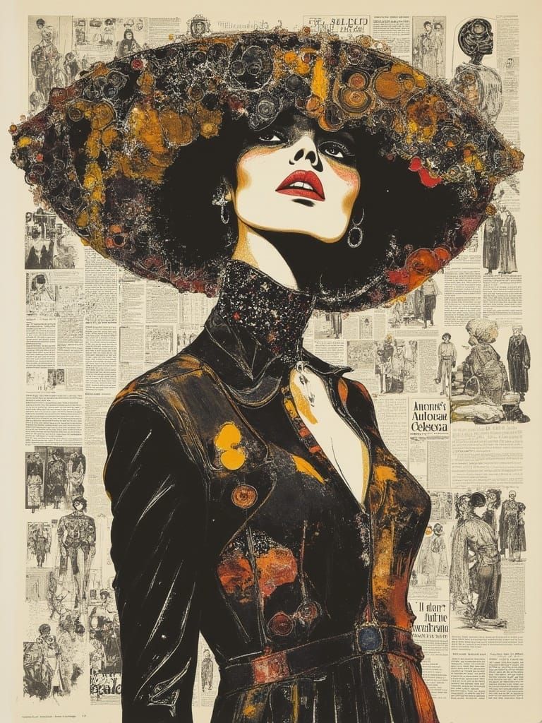 Carmen Dell’Orrifice in Magical Realism Style