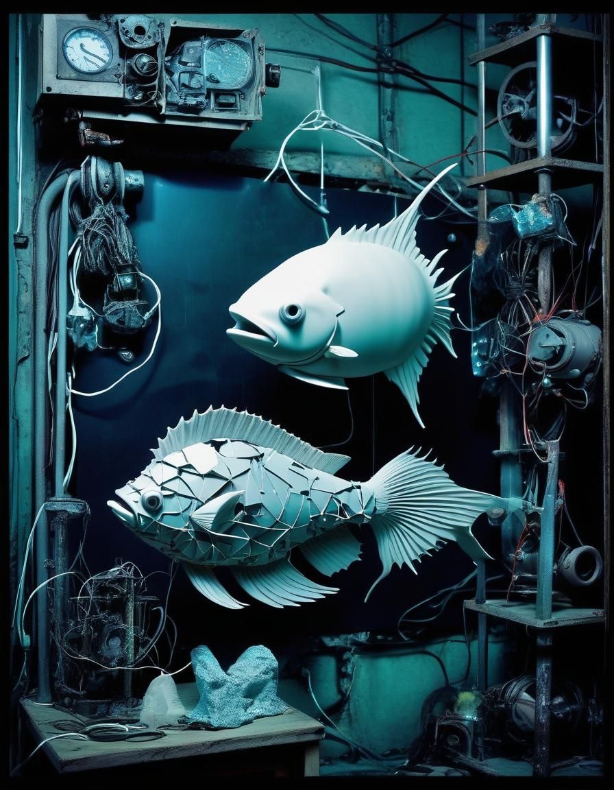 Nordic Dwarfish Artifacts in Protopunk Gothic Style