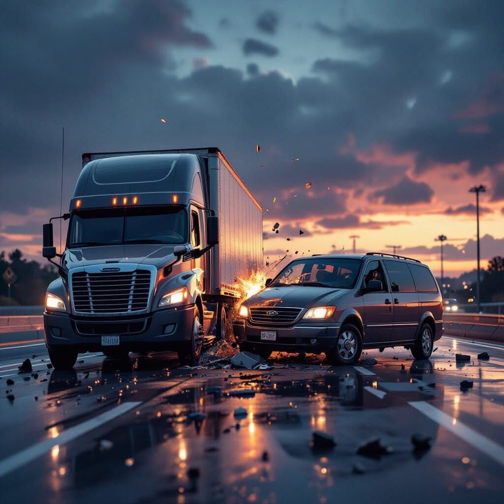 Devastating Car Crash on Florida Turnpike in Ultra HD