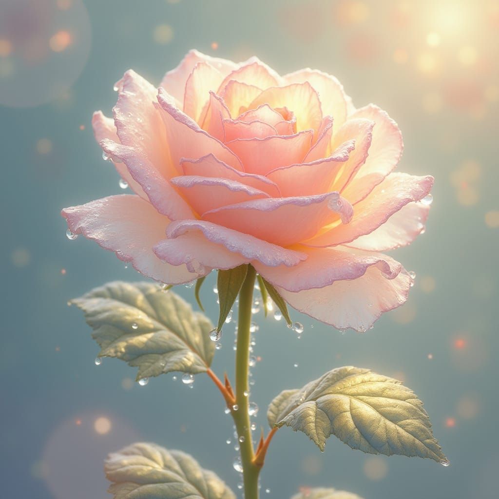 Rose Composed of Water