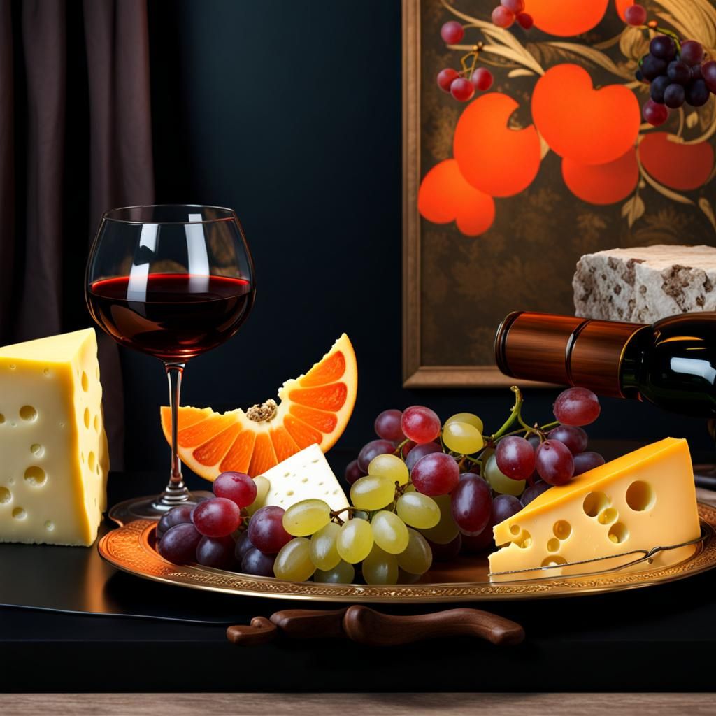 Classic Dutch Still Life in Hyperdetailed Lighting