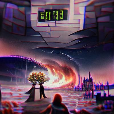 Abstract Visualization of the End of Time