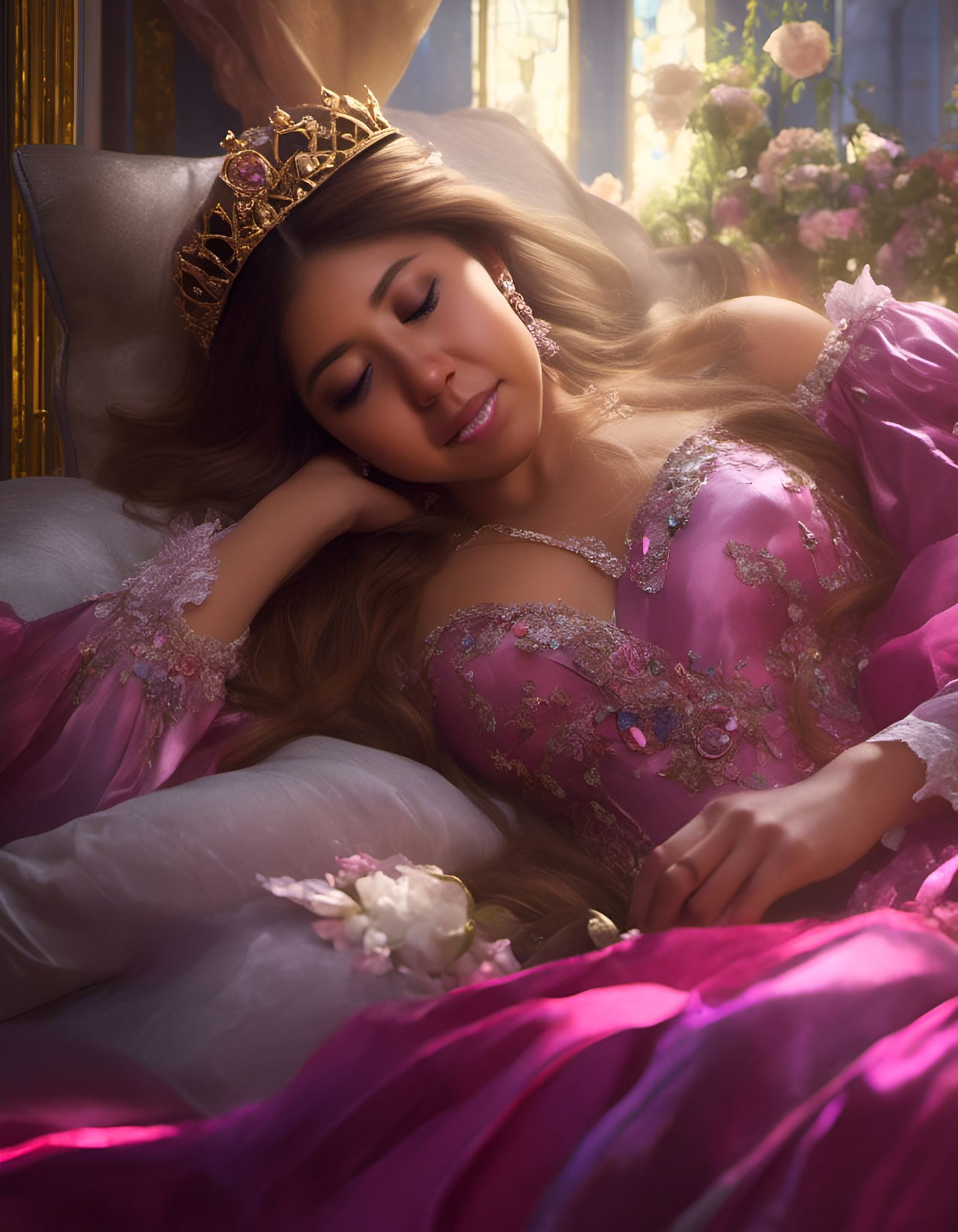 A Latina Princess Aurora (Sleeping Beauty)