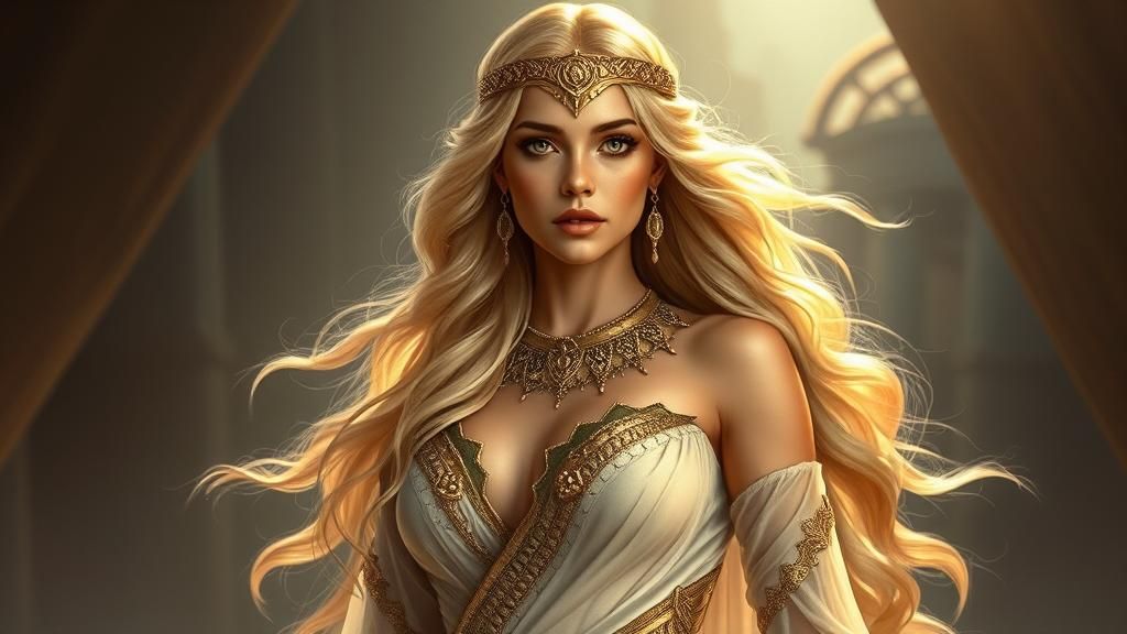 Regal Princess Jehnna of Shadizar in Photorealistic Portrait