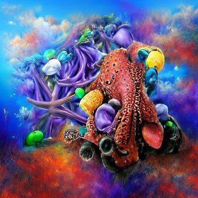 Octopus Generated From Simple AI Prompt