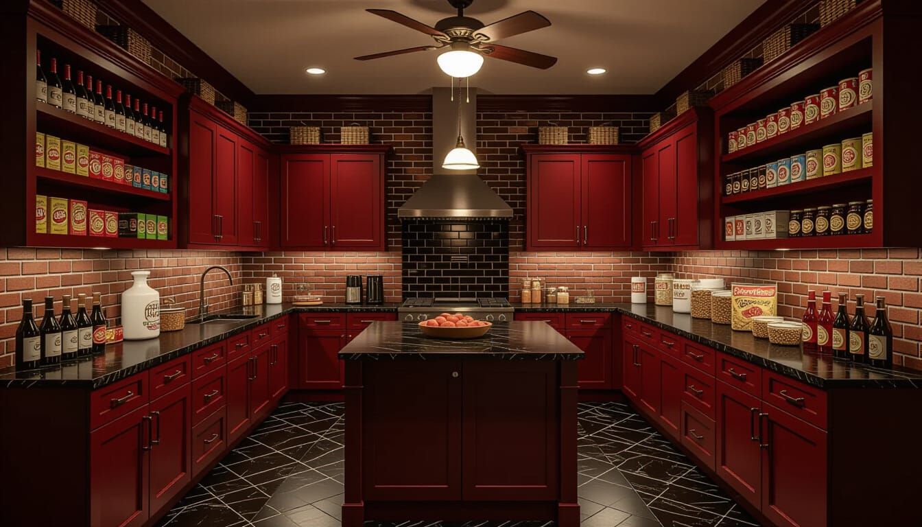 Victorian Storage Room with Moody Ambient Light