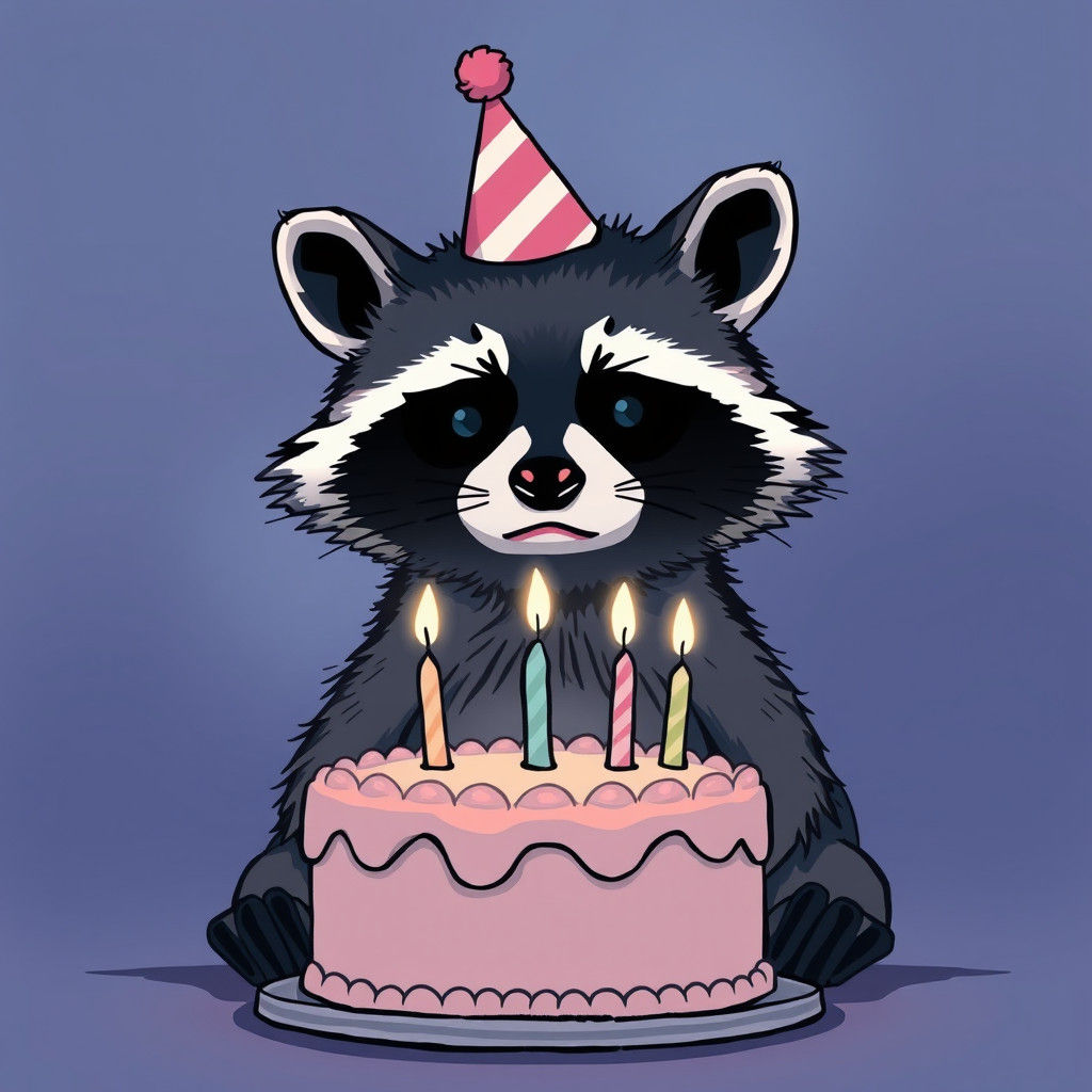 Racoon birthday