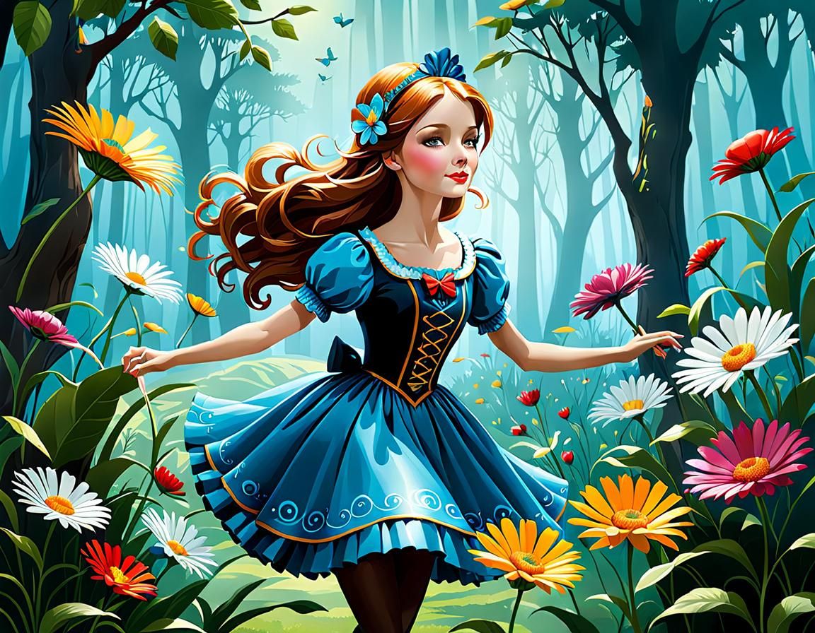 Whimsical Illustration in Children's Book Style
