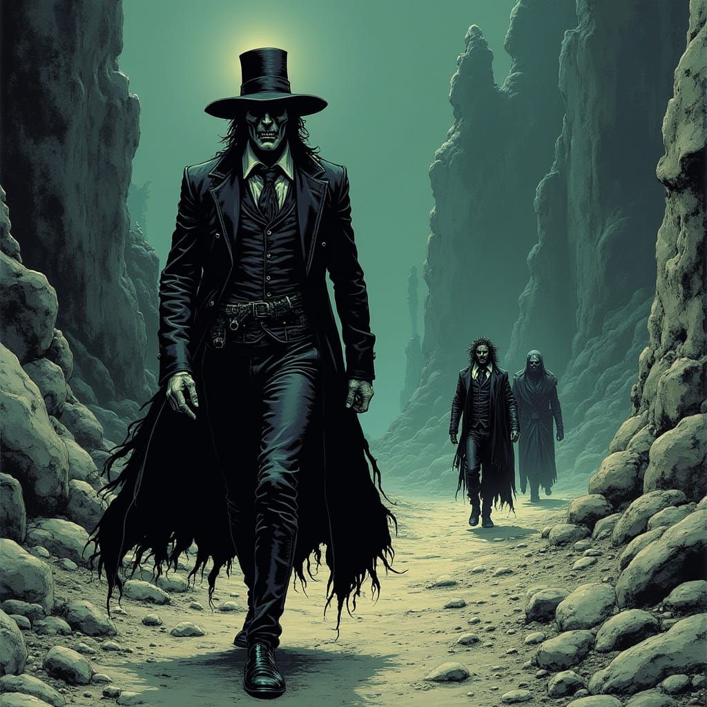 Dark, Gothic Allucard Navigates the Ciarto Circle of Hell