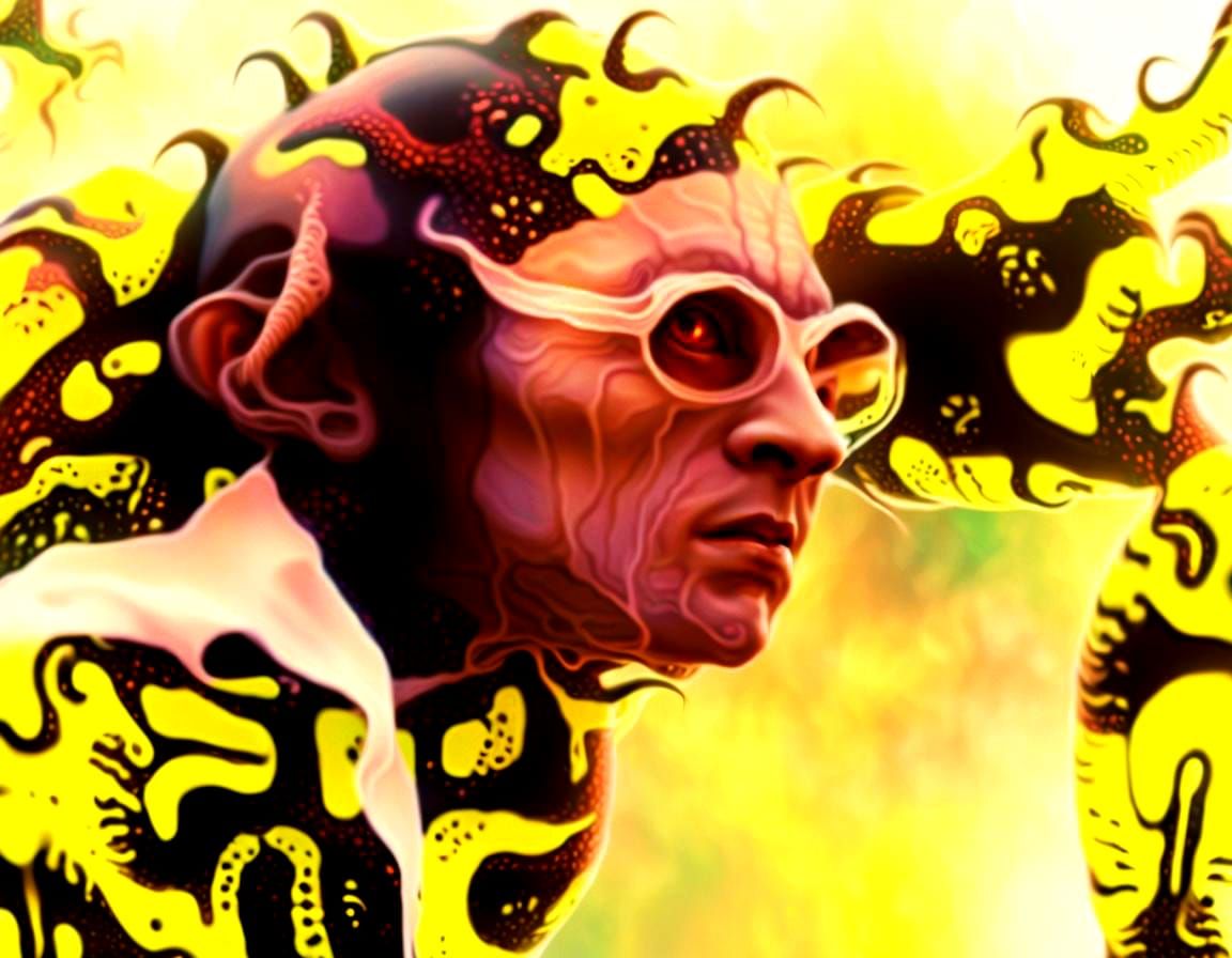 Alien Metamorphosis into Thorny Tendrils