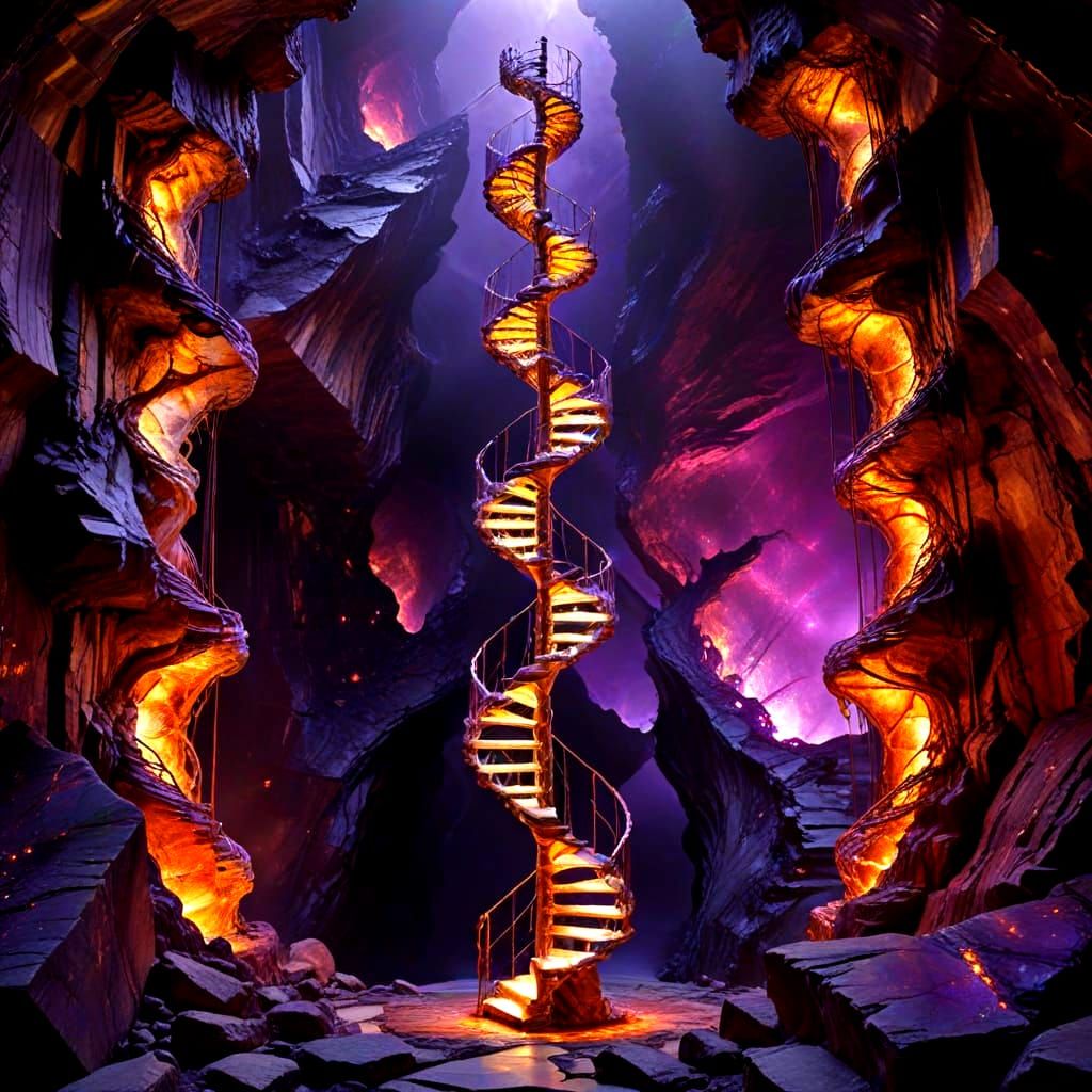 Marble Ladder to Quantum Realm: A Surreal Network