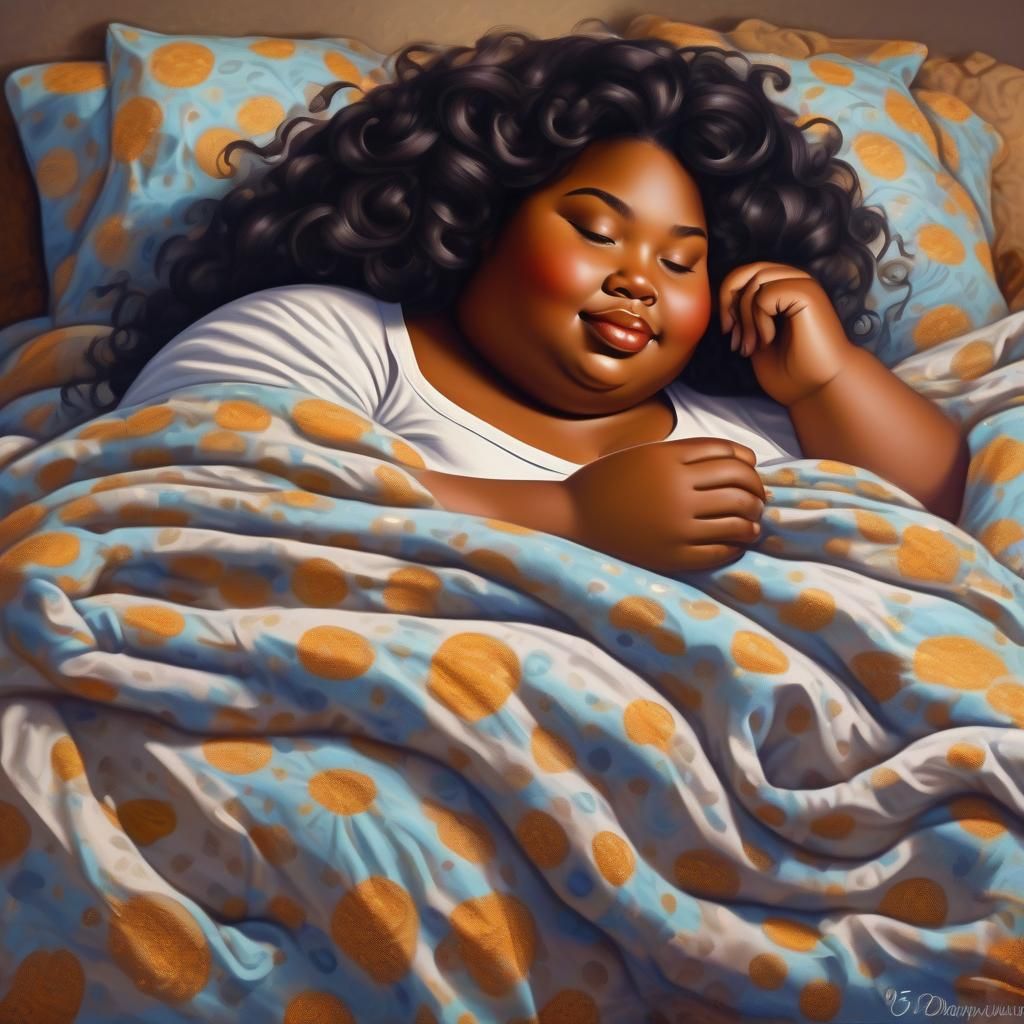 Dreaming of Spring: Beautiful Woman Asleep