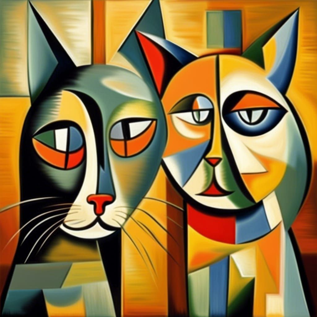 Picasso’s Cat and Dog
