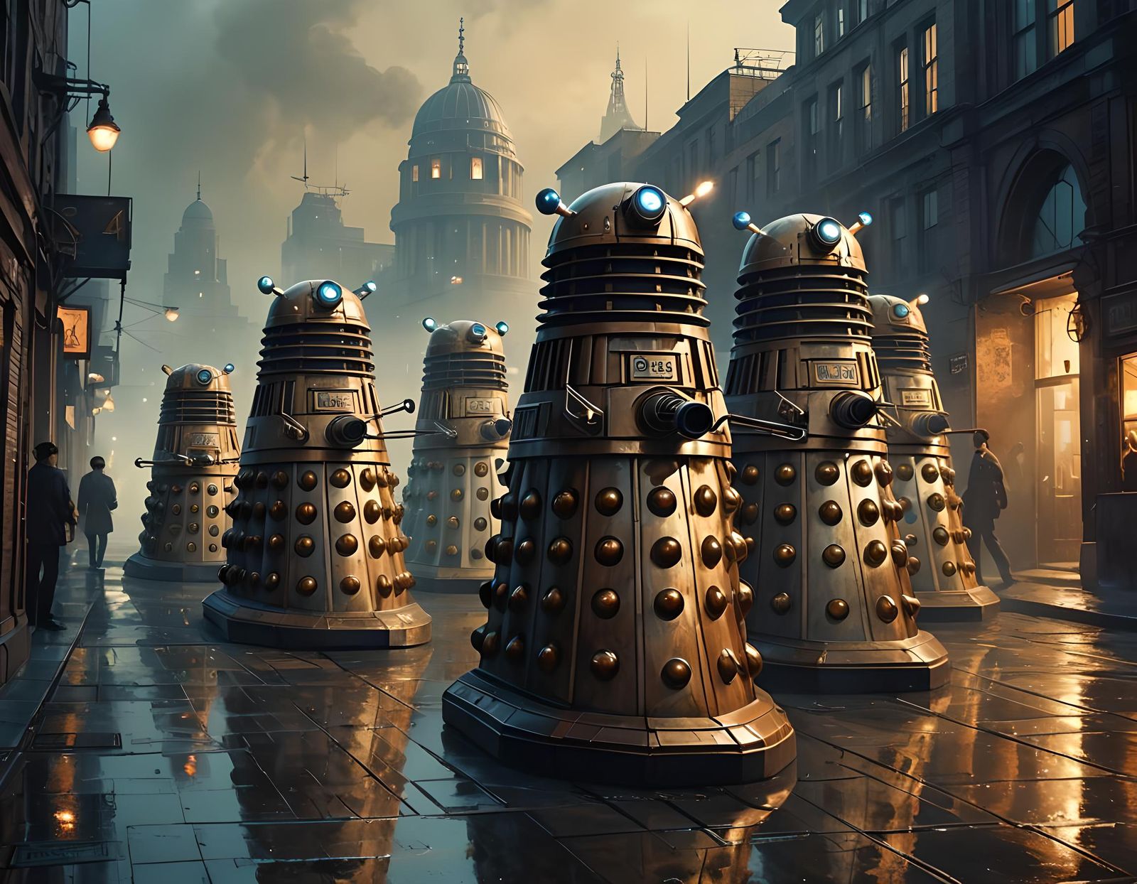 Daleks in Science Fiction Background: 1960s Design