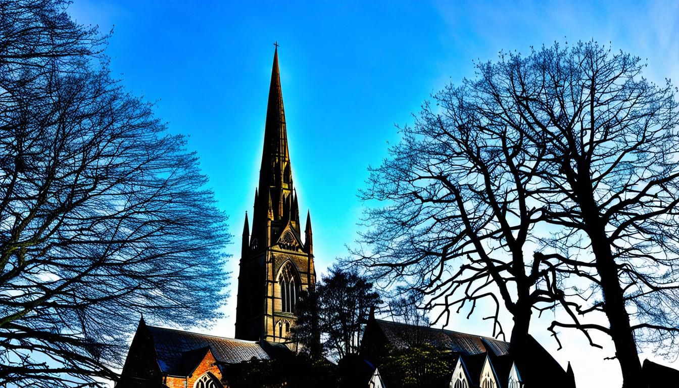 Crooked Spire at Chesterfield Derbyshire England