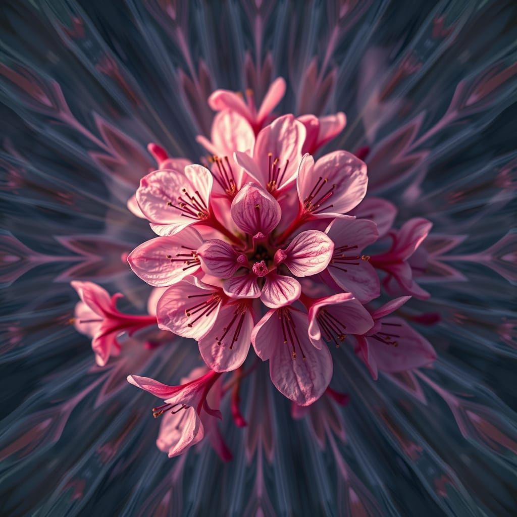 Kaleidoscopic Blossoms: A Photorealistic Smoke Condensation