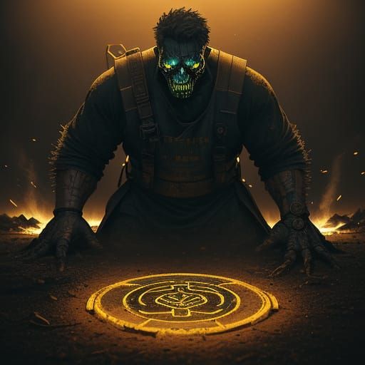 Undead Laborer God in Neon Vest Creates Pavement in Blazing ...