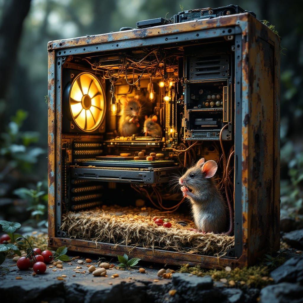 Mice in a Post-Apocalyptic Computer Paradise
