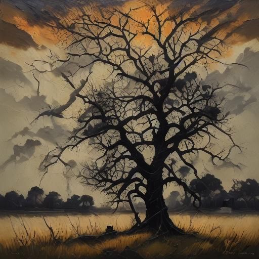 Dark Cinematic Black Sun Film Still