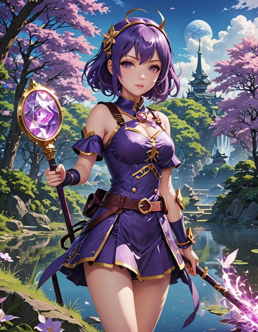 Purple Magical Girl