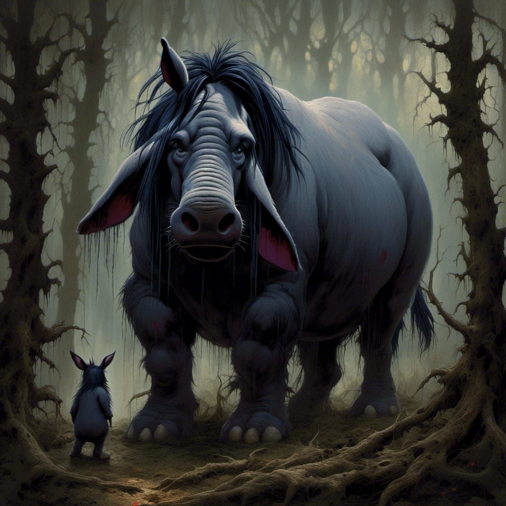 Nightmare Eeyore Unleashes Cataclysmic Darkness