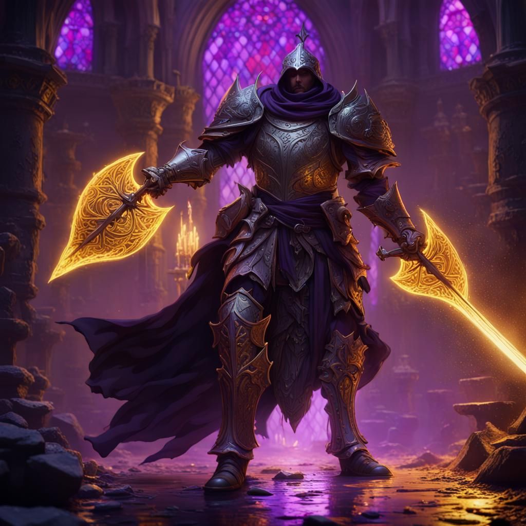 Dark Knight: Hyperdetailed Fantasy Art